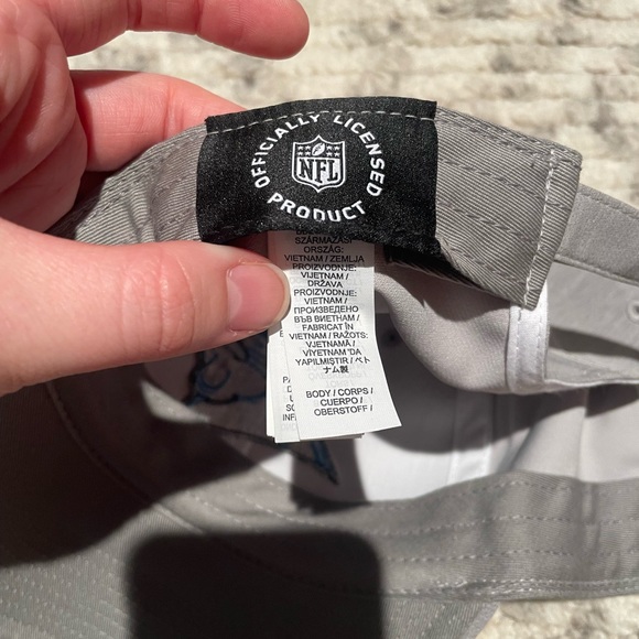 Carolina Panthers grey hat baseball style NFL - Picture 5 of 6